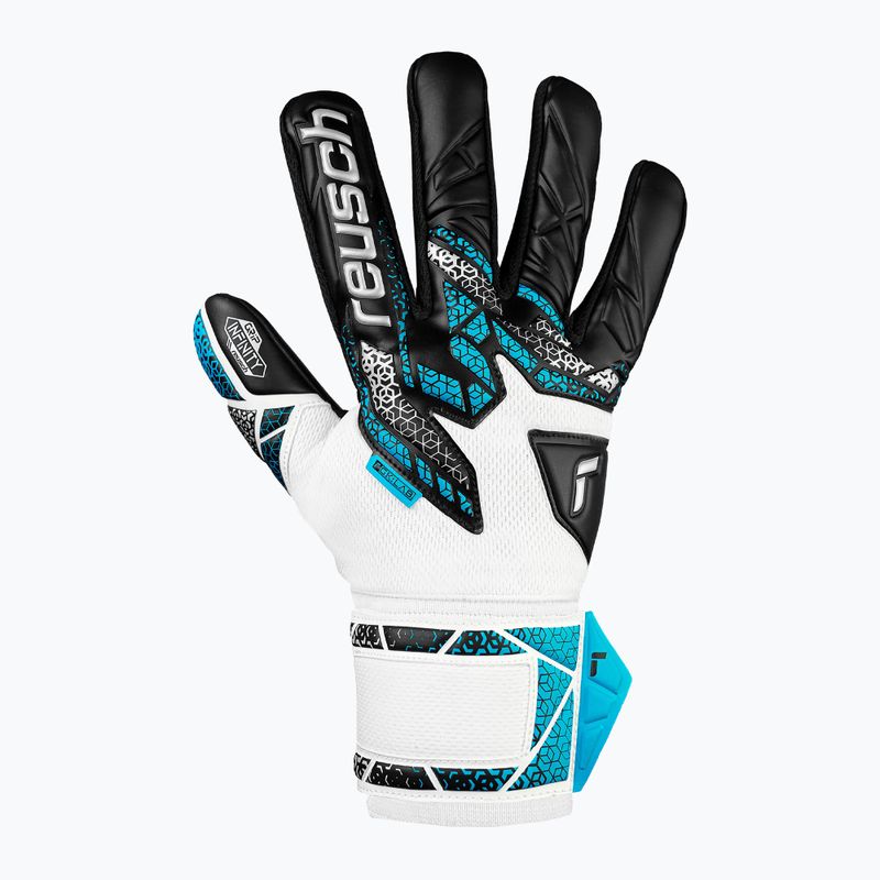 Rękawice bramkarskie Reusch Attrakt Infinity NC white/silver/black 2