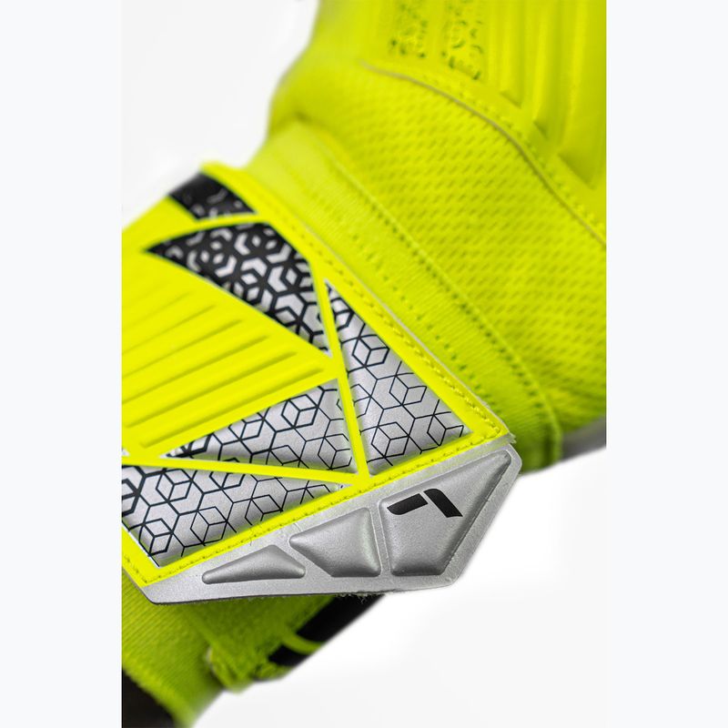 Rękawice bramkarskie Reusch Attrakt Grip safety yellow/silver 7