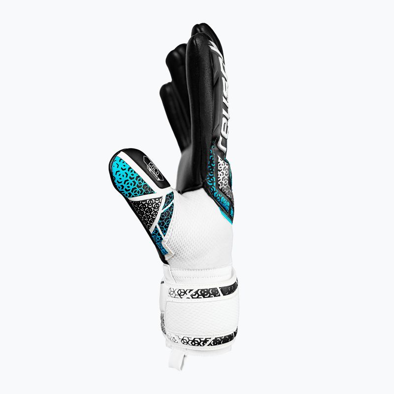Rękawice bramkarskie dziecięce Reusch Attrakt Gold NC Junior white/silver/black 4