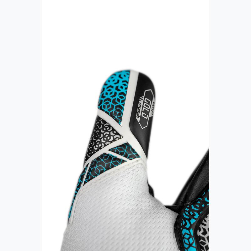 Rękawice bramkarskie dziecięce Reusch Attrakt Gold NC Junior white/silver/black 7