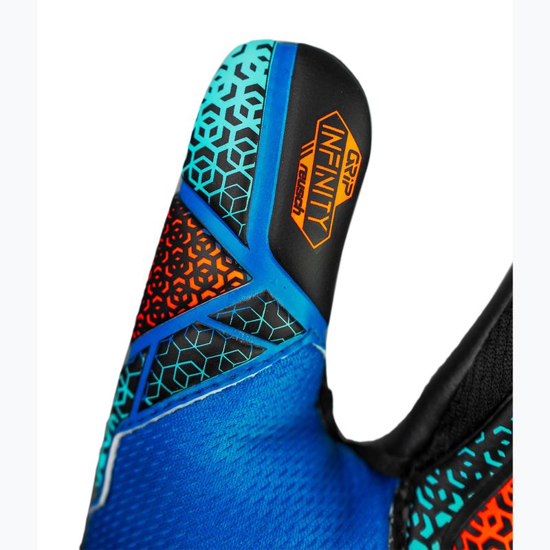 Rękawice bramkarskie Reusch Attrakt Infinity NC Junior electric blue/shocking orange/black 7