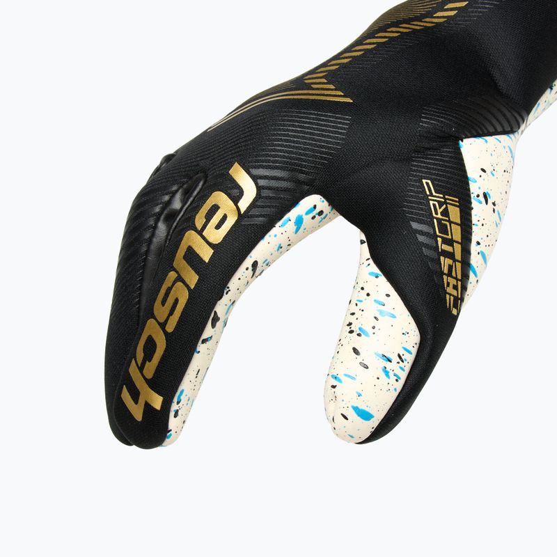 Rękawice bramkarskie Reusch Fastgrip Fusion black/gold 4