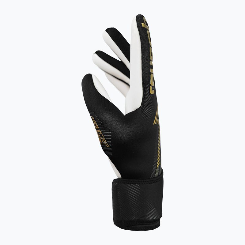 Rękawice bramkarskie Reusch Fastgrip Silver black/gold 4