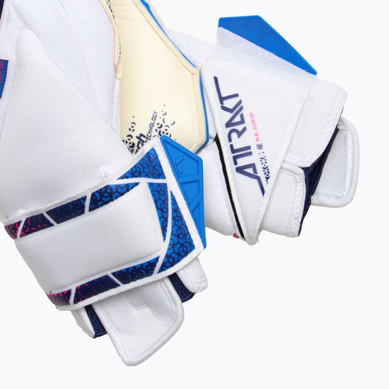 Rękawice bramkarskie Reusch Attrakt RE:GRIP Evolution blue/pink/white 5