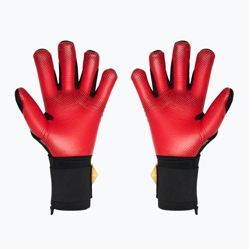 Rękawice bramkarskie Reusch Attrakt Gold X GluePrint black/gold/fiery red 3