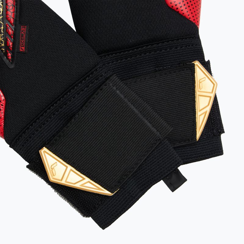 Rękawice bramkarskie Reusch Attrakt Gold X GluePrint black/gold/fiery red 5