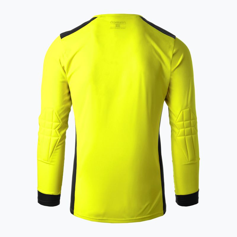Koszulka bramkarska męska Reusch Match Longsleeve Padded safety yellow/black 2