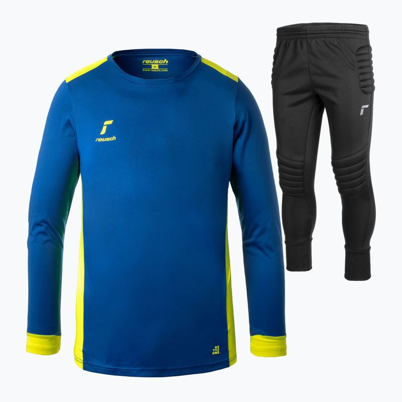 Zestaw bramkarski dziecięcy Reusch Match Set Junior brilliant blue/safety yellow