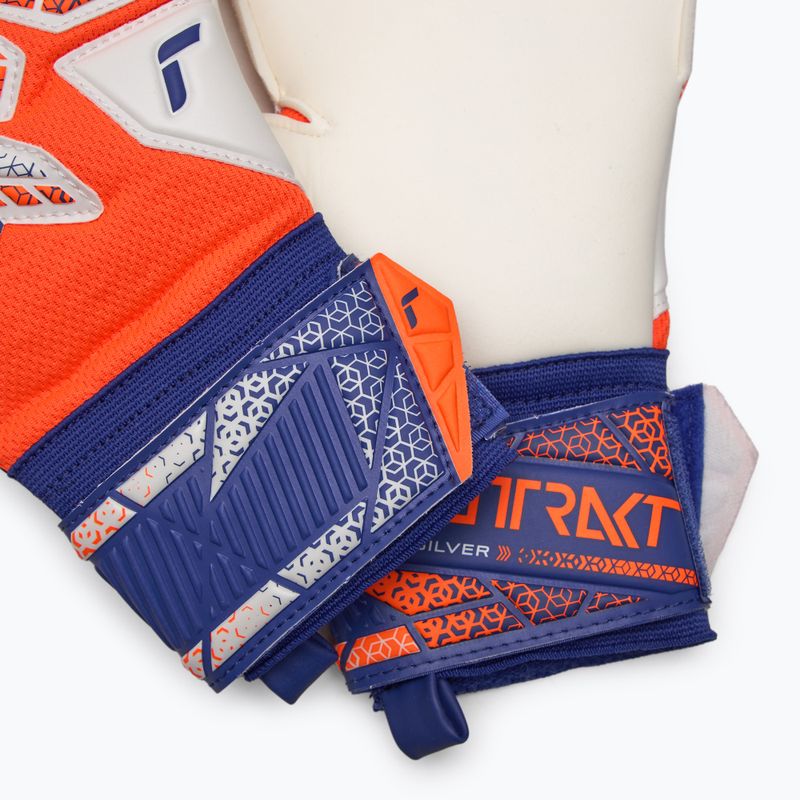 Rękawice bramkarskie Reusch Attrakt Silver shocking orange/energize blue 5