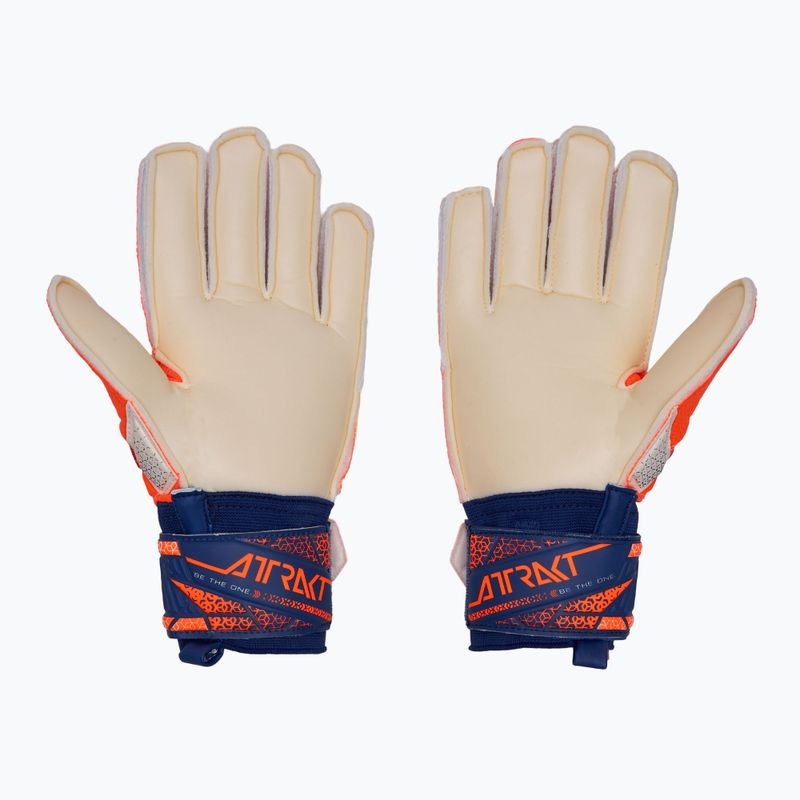 Rękawice bramkarskie Reusch Attrakt Solid shocking orange/energize blue 3