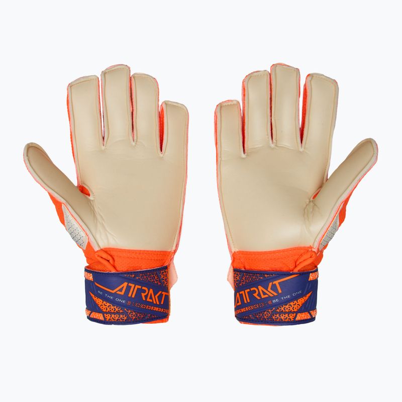 Rękawice bramkarskie dziecięce Reusch Attrakt Solid Junior shocking orange/energize blue 3