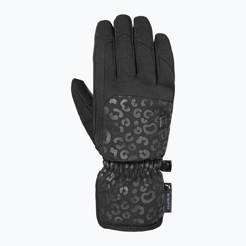 Rękawice narciarskie damskie Reusch Keira R-Tex XT black/black leopard 3