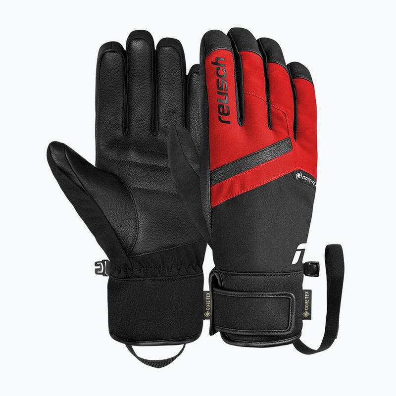 Rękawice narciarskie męskie Reusch Booster Gore-Tex black/tango red 2