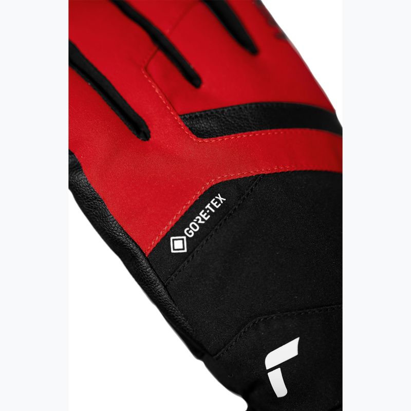 Rękawice narciarskie męskie Reusch Booster Gore-Tex black/tango red 6