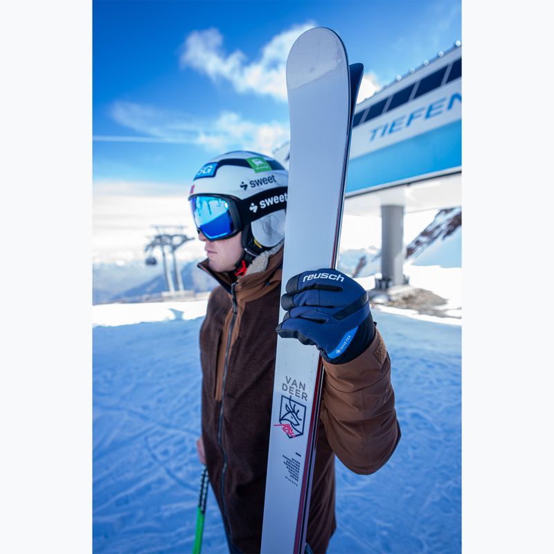 Rękawice narciarskie męskie Reusch Booster Gore-Tex black/dress blue 10