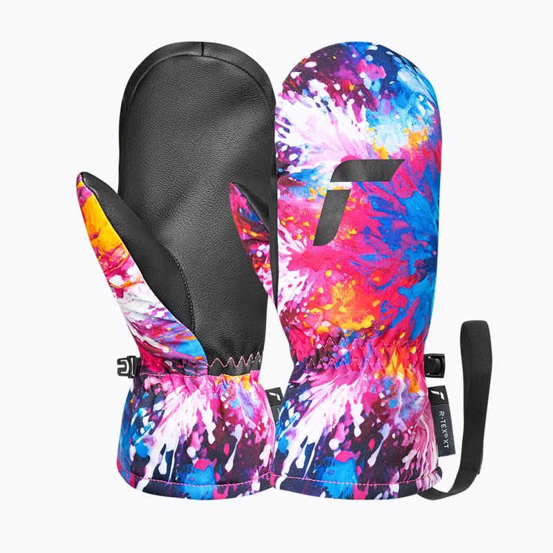 Rękawice narciarskie dziecięce Reusch Carter R-Tex XT Junior mitten blck/multicol snowfla 2
