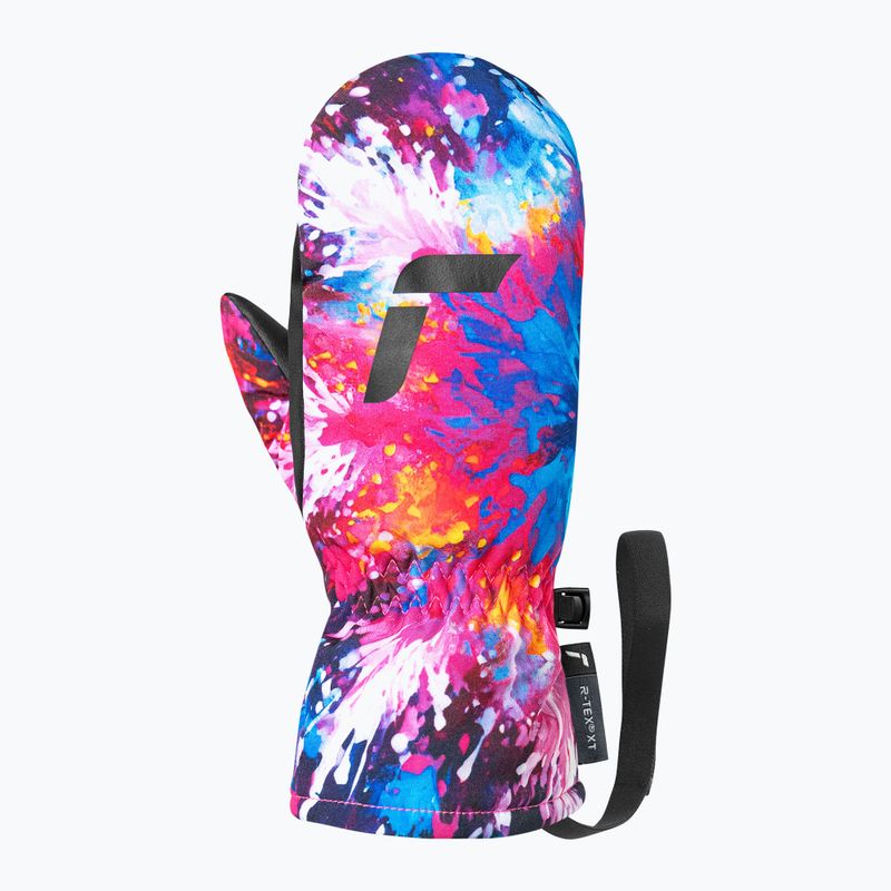 Rękawice narciarskie dziecięce Reusch Carter R-Tex XT Junior mitten blck/multicol snowfla 3