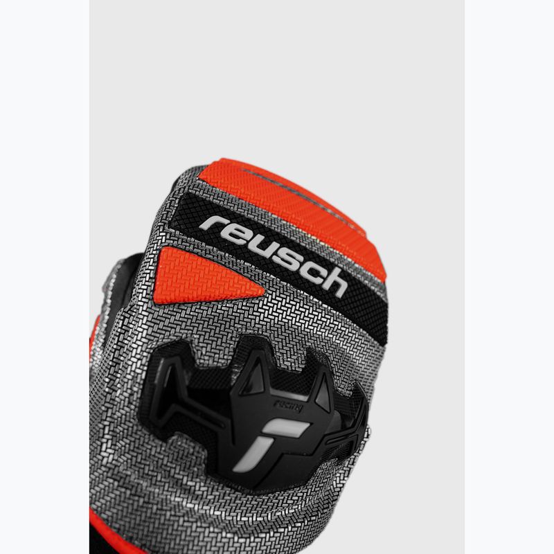 Rękawice narciarskie Reusch Worldcup Warrior GS Mitten black/silver/fluo red 4
