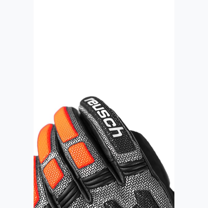 Rękawice narciarskie Reusch Worldcup Warrior DH black/silver/fluo red 4