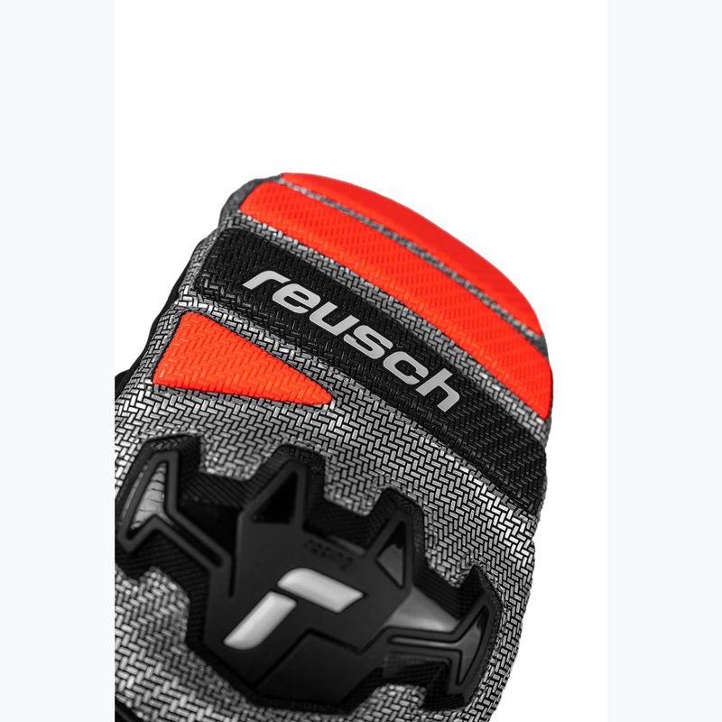 Rękawice narciarskie Reusch Worldcup Warrior R-Tex XT Mitten black/silver/fluo red 4