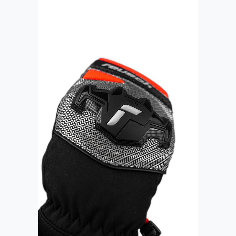 Rękawice narciarskie Reusch Worldcup Warrior R-Tex XT Mitten black/silver/fluo red 5