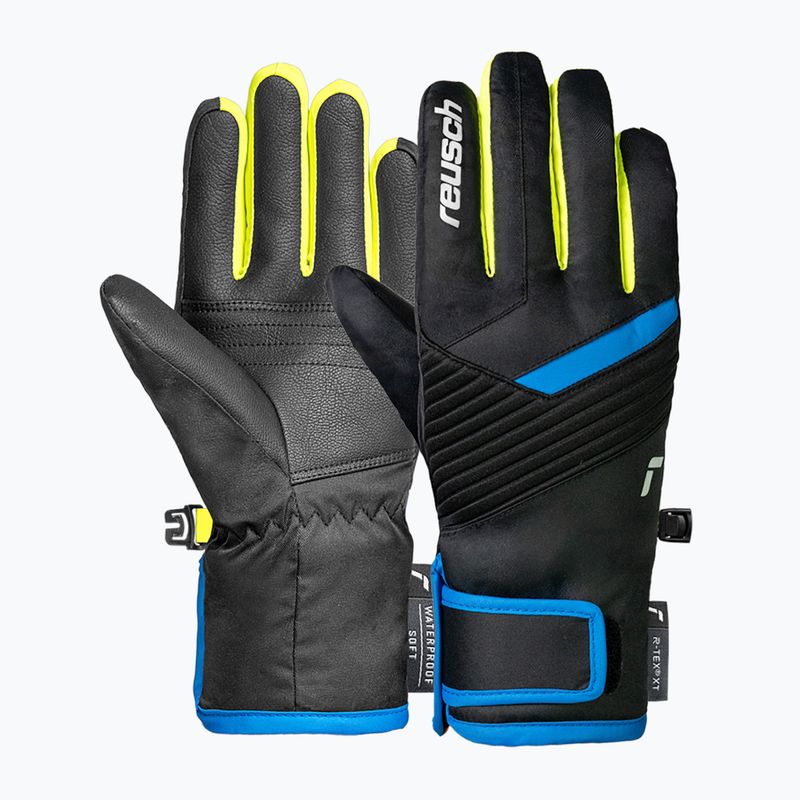 Rękawice narciarskie dziecięce Reusch Dan R-Tex XT Junior blck/bril blu/safety yell 2