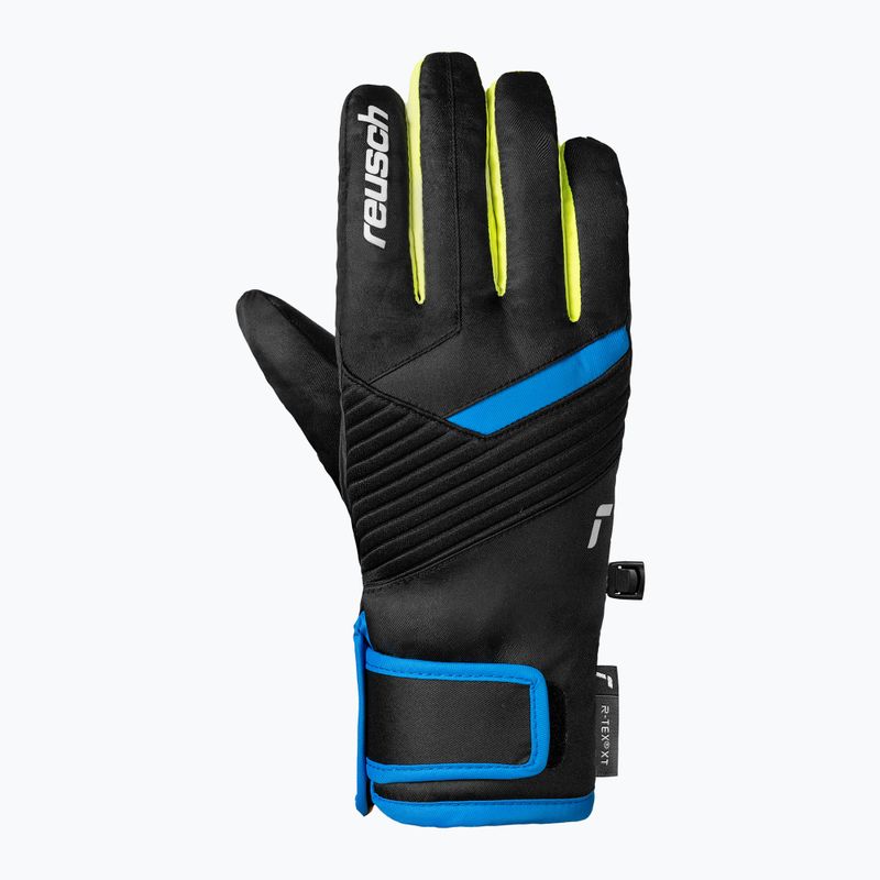 Rękawice narciarskie dziecięce Reusch Dan R-Tex XT Junior blck/bril blu/safety yell 3