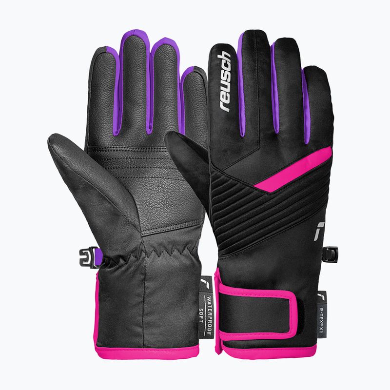Rękawice narciarskie dziecięce Reusch Dan R-Tex XT Junior black/pink glo 2