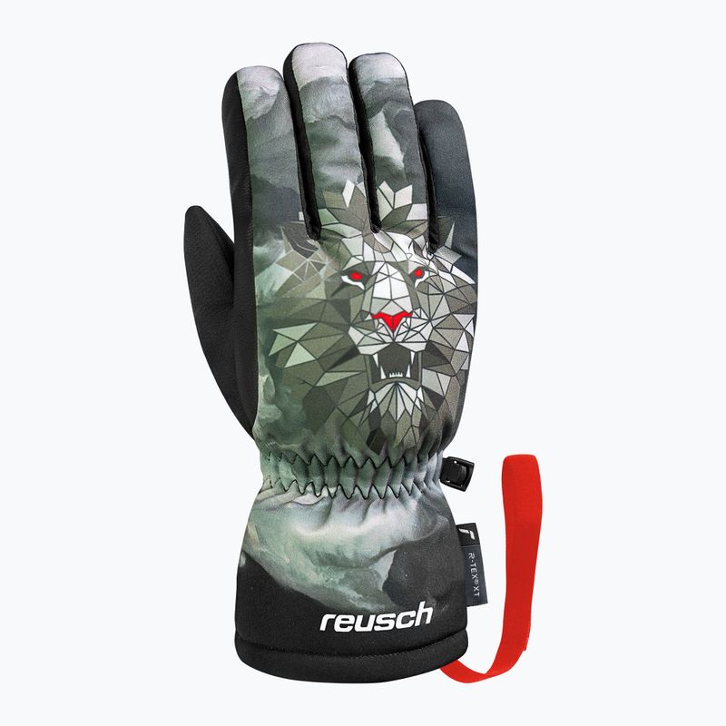 Rękawice narciarskie dziecięce Reusch Carter R-Tex XT blck/silver/fluo red 2