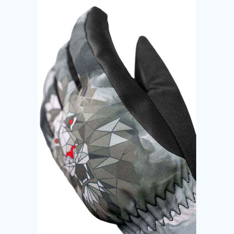 Rękawice narciarskie dziecięce Reusch Carter R-Tex XT blck/silver/fluo red 4