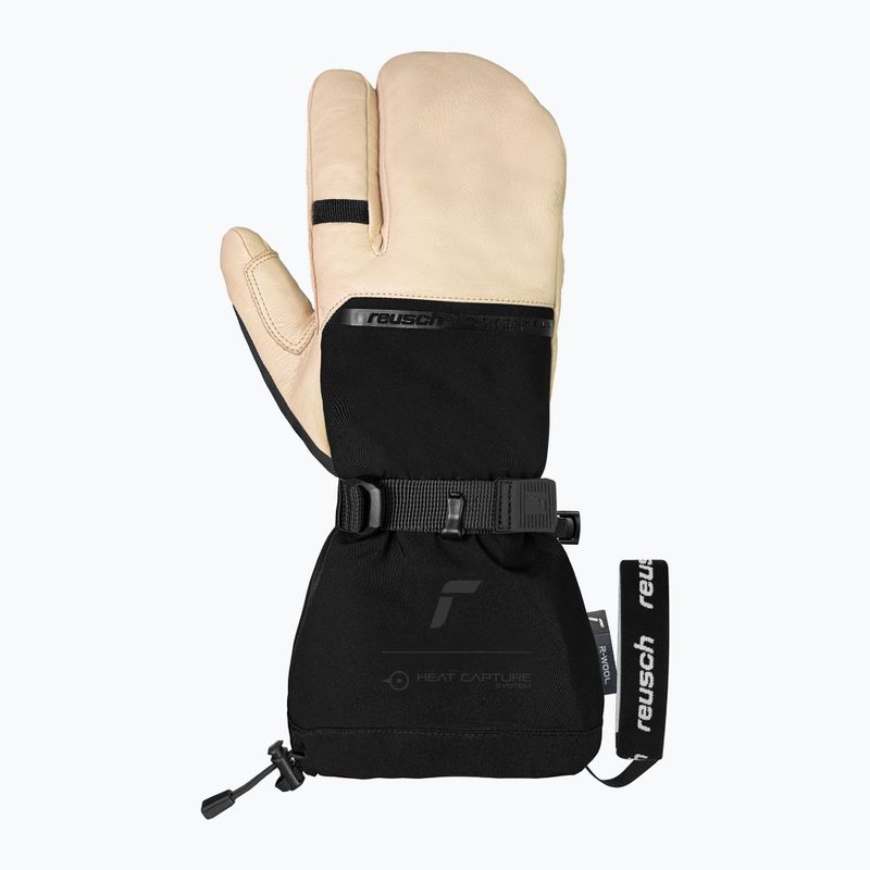 Rękawice narciarskie męskie Reusch Duality R-Wool Lobster tan/black 3