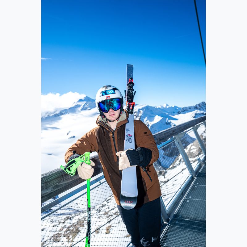 Rękawice narciarskie męskie Reusch Duality R-Wool Lobster tan/black 9