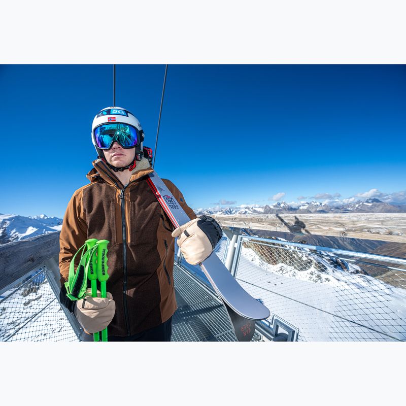 Rękawice narciarskie męskie Reusch Duality R-Wool Lobster tan/black 10