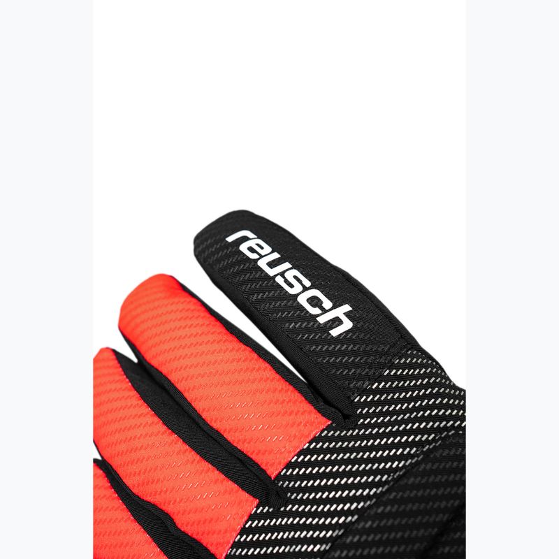 Rękawice narciarskie dziecięce Reusch Warrior R-Tex XT Junior blck/silver/fluo red 5