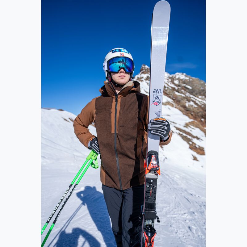 Rękawice narciarskie męskie Reusch Ultra steel grey / black / shoc 9