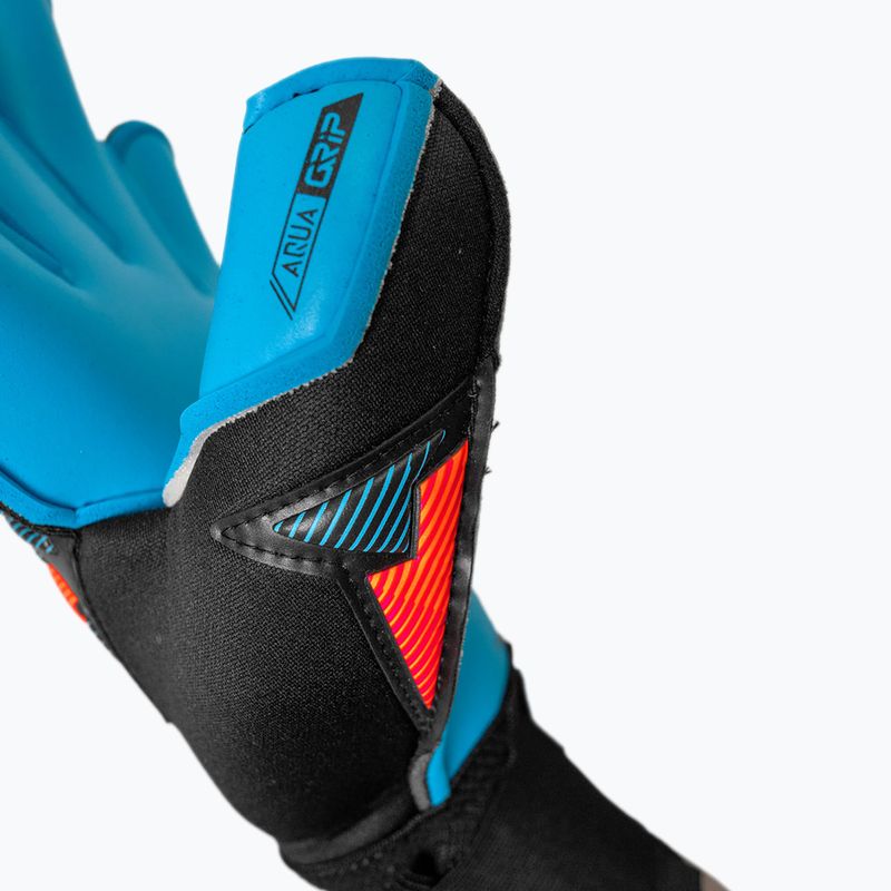 Rękawice bramkarskie Reusch Attrakt Aqua Evolution black/shocking orange/aqua blue 8