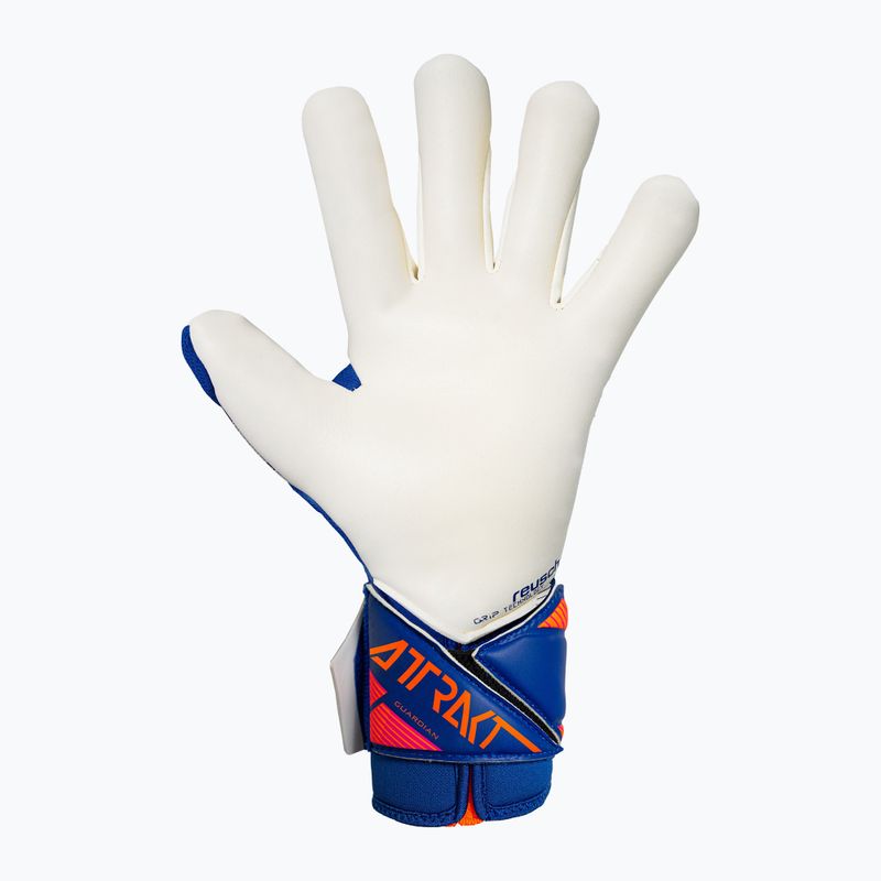 Rękawice bramkarskie Reusch Attrakt Gold X Guardian sharp blue/white/shocking orange 3
