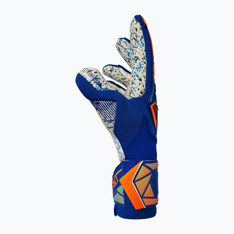 Rękawice bramkarskie Reusch Attrakt Freegel Fusion Goaliator sharp blue/shocking orange 4