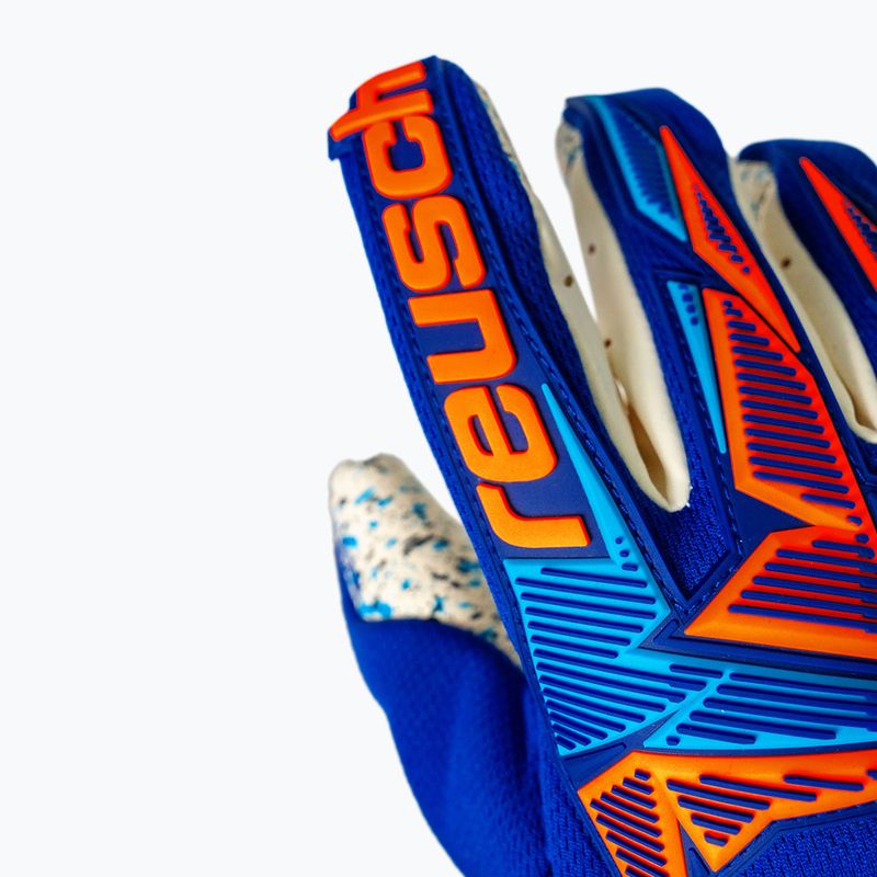 Rękawice bramkarskie Reusch Attrakt Freegel Fusion Goaliator sharp blue/shocking orange 5