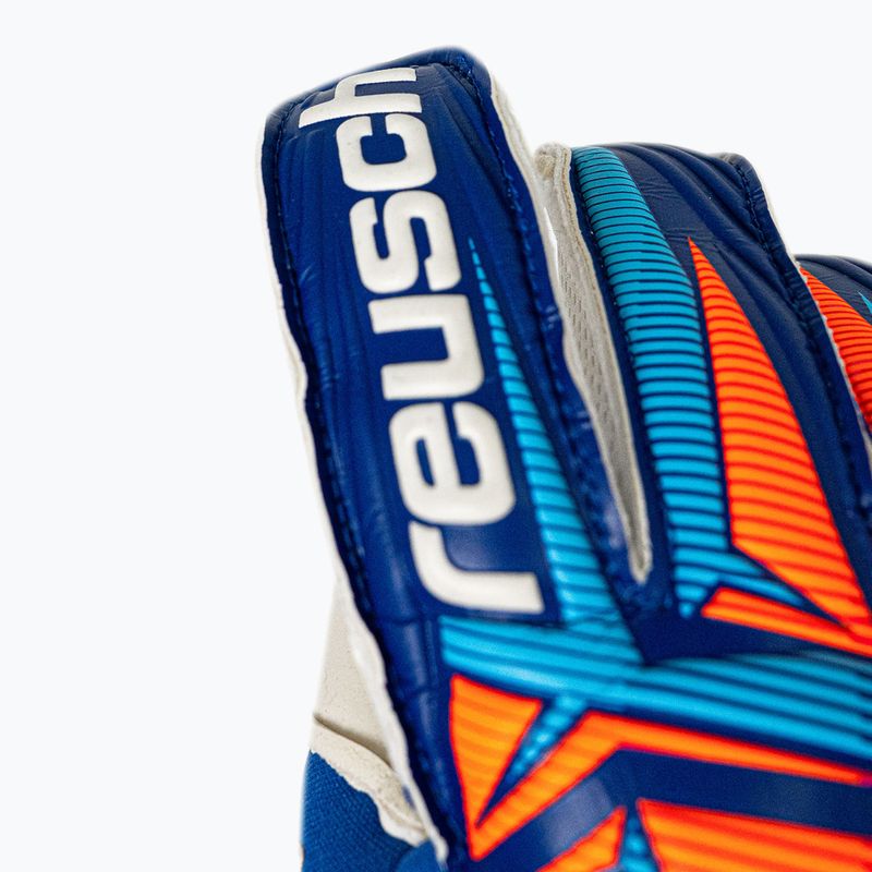 Rękawice bramkarskie Reusch Attrakt Duo Evolution sharp blue/white/shocking orange 6