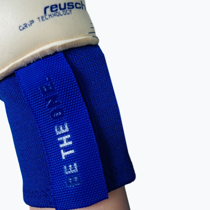 Rękawice bramkarskie Reusch Attrakt Gold X NC Gravity sharp blue/white/shocking orange 8