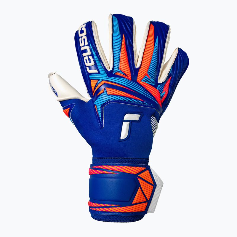 Rękawice bramkarskie Reusch Attrakt Gold X Roll Finger sharp blue/white/shocking orange 2