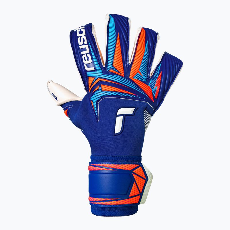 Rękawice bramkarskie Reusch Attrakt Gold X Evolution sharp blue/white/shocking orange 2
