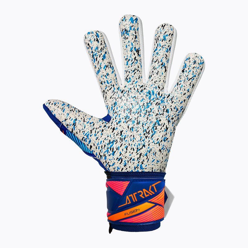 Rękawice bramkarskie Reusch Attrakt Fusion NC sharp blue/white/shocking orange 3