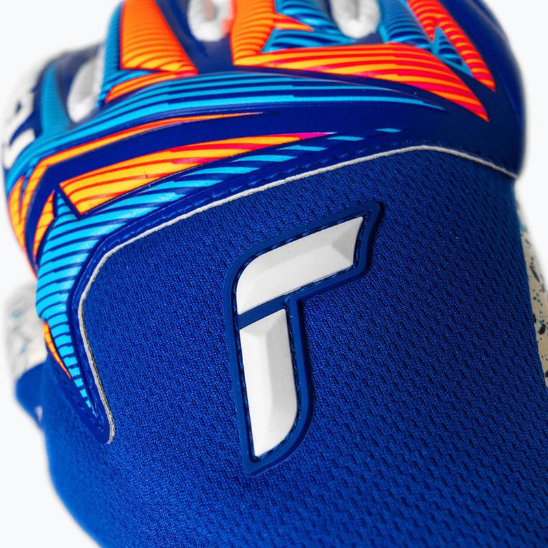 Rękawice bramkarskie Reusch Attrakt Fusion NC sharp blue/white/shocking orange 5
