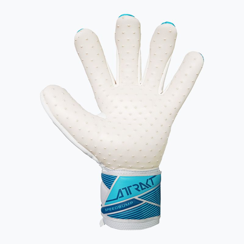Rękawice bramkarskie Reusch Attrakt SpeedBump white/light blue 3