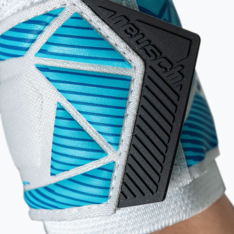 Rękawice bramkarskie Reusch Attrakt SpeedBump white/light blue 8