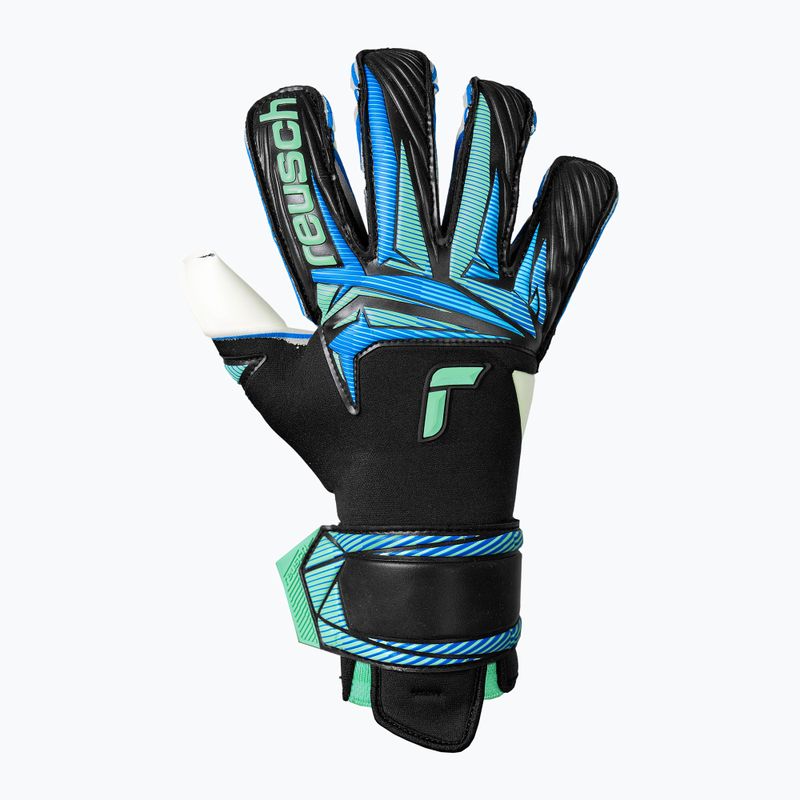 Rękawice bramkarskie Reusch Attrakt RE:GRIP Evolution black/ocean light 3