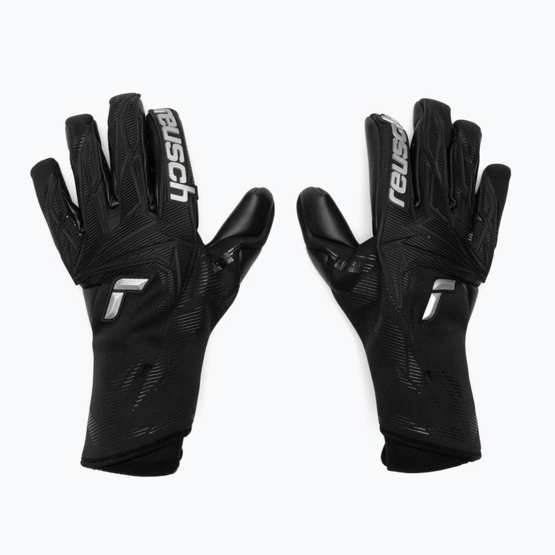 Rękawice bramkarskie Reusch Attrakt Duo Strapless black/silver/black 2