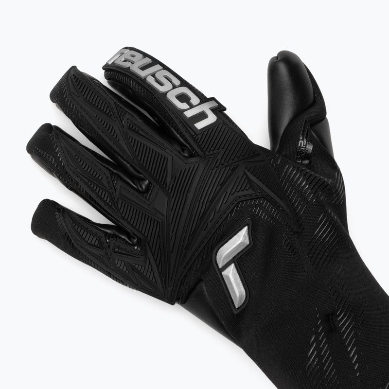 Rękawice bramkarskie Reusch Attrakt Duo Strapless black/silver/black 4